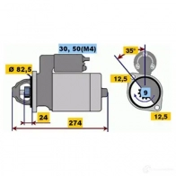 Стартер BOSCH Z W30LPU 9000331418 1437240624