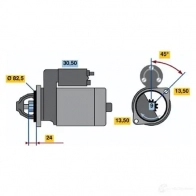 Стартер BOSCH 0986011190 330926 98CMEO 1 119