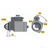 Стартер BOSCH 15 26 0986015260 331176 RYSC34