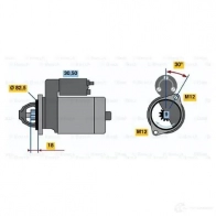 Стартер BOSCH DW (R) 12V 1,8 KW BX110106 0001110106 303294 - Изображение 7