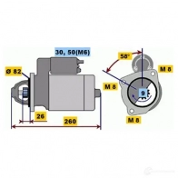 Стартер BOSCH Fiat Ducato (230) 1 Автобус 2.5 TD 4x4 116 л.с. 1994 – 2001 0001218159 EV (R) 12V 2,2 kW IPAL2S