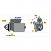 Стартер BOSCH 0001138047 S74-L 12V (R) 303433 SR0862N - Изображение 6
