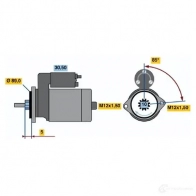 Стартер BOSCH 331182 0986015391 0K4YZ 15 39