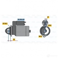 Стартер BOSCH 303236 DW (R) 12V 2,0 KW 0001109288 62G4Z - Изображение 6