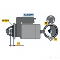Стартер BOSCH TOLZQT DW (R) 12V 1,4 KW 0001108154 303163 - Изображение 4