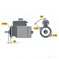 Стартер BOSCH 1 483 ETCSVS 0986014830 331150 - Изображение 3