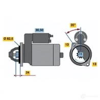 Стартер BOSCH 0986012610 ALF84Z 330994 1 261