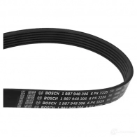Приводной ремень, поликлиновой BOSCH 1987948306 Gates 6PK2228 6 PK 2225 357238 - Изображение 2