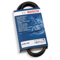 Приводной ремень, поликлиновой BOSCH 4PK735 4 PK 735 1987947890 356865 - Изображение 3