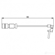 Датчик износа тормозных колодок BOSCH AP160 352182 90 1 1987474901 - Изображение 4