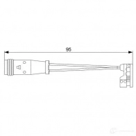 Датчик износа тормозных колодок BOSCH 1987473006 SHWAW 351441 A P807 - Изображение 6
