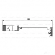 Датчик износа тормозных колодок BOSCH 351471 NCMQ8L 1987473037 AP 309 - Изображение 3
