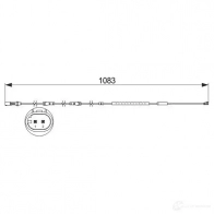 Датчик износа тормозных колодок BOSCH AP82 8 1987473500 QHT3K5M 351498 - Изображение 3