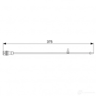 Датчик износа тормозных колодок BOSCH Porsche 1987473035 AP30 7 0HW40