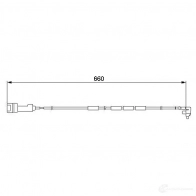 Датчик износа тормозных колодок BOSCH 352189 AP1 67 1987474908 GJL1R18