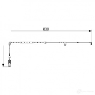 Датчик износа тормозных колодок BOSCH AP104 6 4QAJZX 351558 1987473561 - Изображение 3