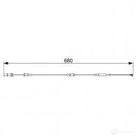 Датчик износа тормозных колодок BOSCH A P1035 351539 1987473542 AL8Q3 - Изображение 3