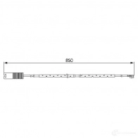Датчик износа тормозных колодок BOSCH 9 98 352268 AP246 1987474998