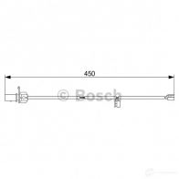 Датчик износа тормозных колодок BOSCH 1987473566 351563 D2THIH8 AP1 050 - Изображение 2