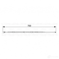 Датчик износа тормозных колодок BOSCH 351551 4047025642446 1987473554 HAPA 4S - Изображение 5