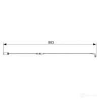 Датчик износа тормозных колодок BOSCH HJ2UCJA 1987473005 351440 AP 806 - Изображение 6