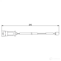 Датчик износа тормозных колодок BOSCH 1987474939 93 9 352215 AP194