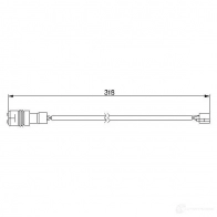 Датчик износа тормозных колодок BOSCH 352258 98 8 1987474988 AP236