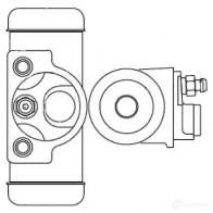 Рабочий тормозной цилиндр BOSCH 55DBCA 369475 f026002344 WC2 344 - Изображение 2