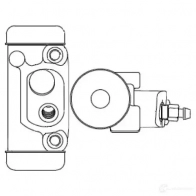 Рабочий тормозной цилиндр BOSCH WC 2350 369481 f026002350 SZHQ1 - Изображение 2