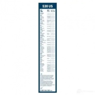 Щетка стеклоочистителя BOSCH 360782 3397011352 530 US WUK14 - Изображение 5