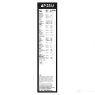 Щетка стеклоочистителя BOSCH 1193517388 3397006836 AP 23 U BV6I001 - Изображение 6