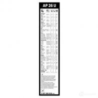 Щетка стеклоочистителя BOSCH 1193517390 3397006838 AP 26 U N6XRO2Y - Изображение 4