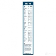 Щетка стеклоочистителя BOSCH 650 US 3397004593 360440 PKNU9B9 - Изображение 3