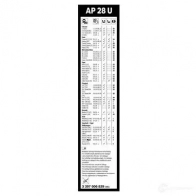 Щетка стеклоочистителя BOSCH RN2R0S AP 28 U 1193517391 3397006839 - Изображение 6