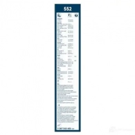 Щетка стеклоочистителя BOSCH WW8DG5 360764 5 52 3397010405 - Изображение 6