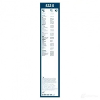 Щетка стеклоочистителя BOSCH 3397118406 9MYLANA 361129 533 S - Изображение 6