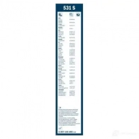 Щетка стеклоочистителя BOSCH 531 S 361126 3397118403 46S - Изображение 8