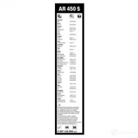 Щетка стеклоочистителя BOSCH 3397118994 AR 450 S 361225 AP6RM9U - Изображение 5