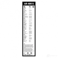 Щетка стеклоочистителя BOSCH AR 480 S 3397118900 361159 XKAF5L - Изображение 10