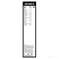 Щетка стеклоочистителя BOSCH 3397007570 166U7 AR 654 S 360616 - Изображение 10