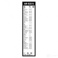Щетка стеклоочистителя BOSCH 361219 3397118986 AR 532 S KFY18J - Изображение 6