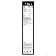 Щетка стеклоочистителя BOSCH 3397007290 X7ND3 A 290 S 360556 - Изображение 6