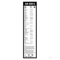 Щетка стеклоочистителя BOSCH 361165 AR 550 S LP2ST 3397118906 - Изображение 10