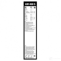 Щетка стеклоочистителя BOSCH AM 468 S 3397014122 887G0 360900 - Изображение 6