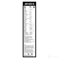 Щетка стеклоочистителя BOSCH 3397118911 MI4CHKI 361170 AR 653 S - Изображение 7