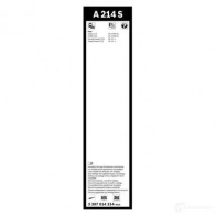 Щетка стеклоочистителя BOSCH A 214 S A2YCSW 3397014214 360929 - Изображение 10
