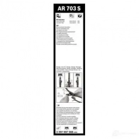 Щетка стеклоочистителя BOSCH 3186V 360615 3397007568 AR 703 S - Изображение 10