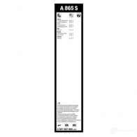Щетка стеклоочистителя BOSCH 3397007865 A 865 S EV2W4Z 360654 - Изображение 10
