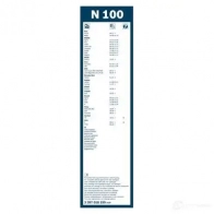 Щетка стеклоочистителя BOSCH 9T8I6 360968 3397018199 N 100 - Изображение 4