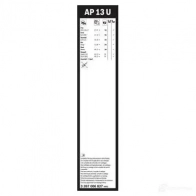 Щетка стеклоочистителя BOSCH R9WOJC 3397006827 AP 13 U 1193517379 - Изображение 2